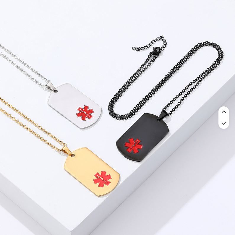 Collar Placa ID SafeID